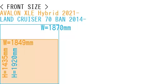 #AVALON XLE Hybrid 2021- + LAND CRUISER 70 BAN 2014-